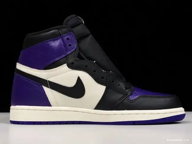 Boostmaster lin 555088-501 Air Court Jordan 1 Purple 0507